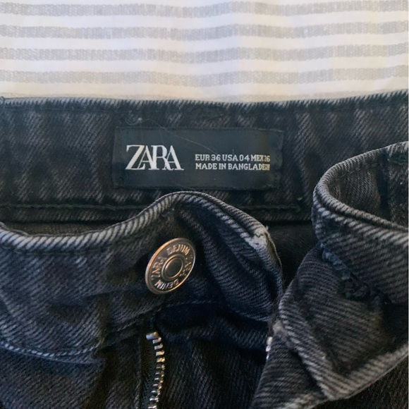 Zara black mom jeans - Picture 3 of 4